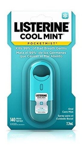 Niebla Listerine Cool Mint Pocketmist Oral Care Para El Mal 
