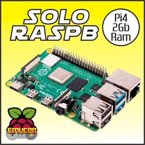 Solo Raspberry Pi4 2gb Ram Robotica Gaming Nuevo