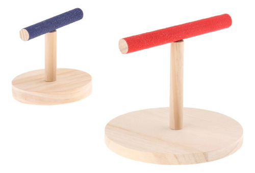 2 X Soporte Para Pájaros De Perchas Esmerilado De Uñas