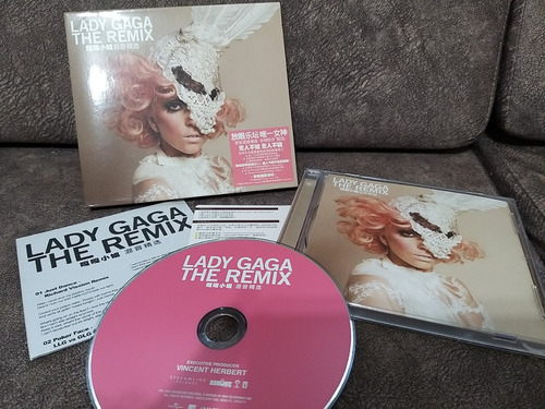 Cd Lady Gaga The Remix Edição Com Slipe Case Taiwan
