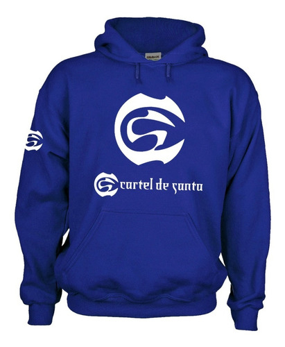 Sudadera Capucha Banda Cártel De Santa #ppcdsalvc Rap Mod 03