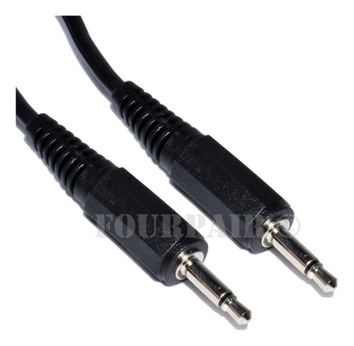 Cable De Audio Mono Plug  1/4 (3.5 Mm) 1.8 M (2 Unidades)