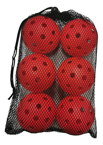 Bolas De Pickleball De 6 Uds., Bolas De Pepinillo De 40 Rojo