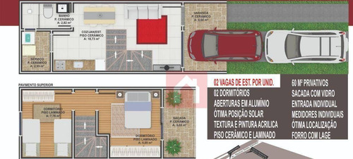 Sobrado Com 2 Dormitórios À Venda, 60 M² Por R$ 189.000 - Bela Vista - Caxias Do Sul/rs - So0198