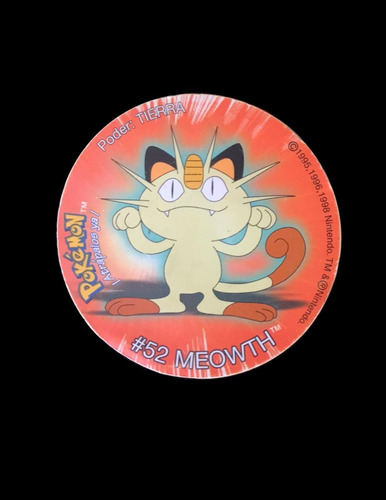 Tazo Gigantazo Pokémon Meowth De Evercrisp