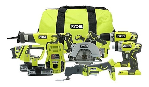 Ryobi P884 + Una Combinación De Iones De Litio Sin Cable De 