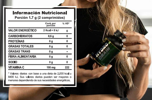 Hydrodrain - 60 Comp. - Quemador De Grasa. Body Advance