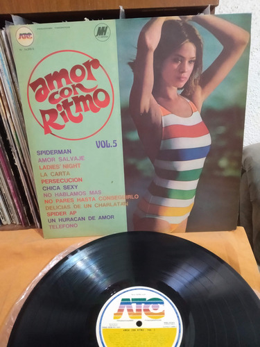 Compilado Amor Con Ritmo Vol. 5 Varios Artistas Lp Vinilo 