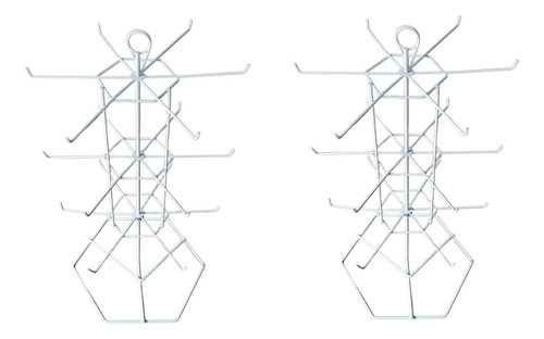 Paquete 2 Exhibidores Giratorios Para Botana 3 Niveles!! A2