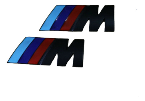 Par Insignias Laterales Compatibles Con Bmw Negro Motorsport