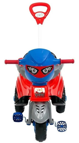 Imagem 3 de 5 de Carrinho Passeio Pedal Empurrador Triciclo Baby City Spider