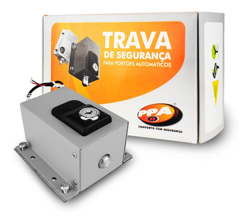 Imagem 4 de 8 de Kit Trava Elétrica Dog Ppa Portão Eletrônico + Suporte Fácil