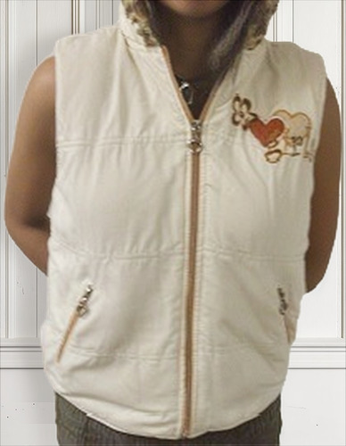 Chaqueta Sin Mangas Y Capucha Talla 16 Ss Usada (Usado)
