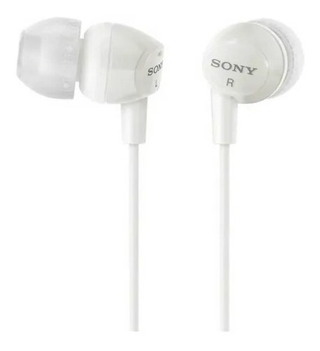 Audífonos In-ear Sony Ex Series Mdr-ex15lp Blanco