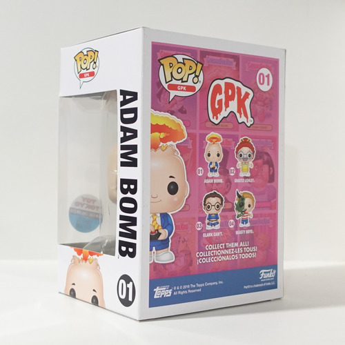 Funko Pop! Gpk Garbage Pail Kids - Adam Bomb 01 Metalico (Usado)
