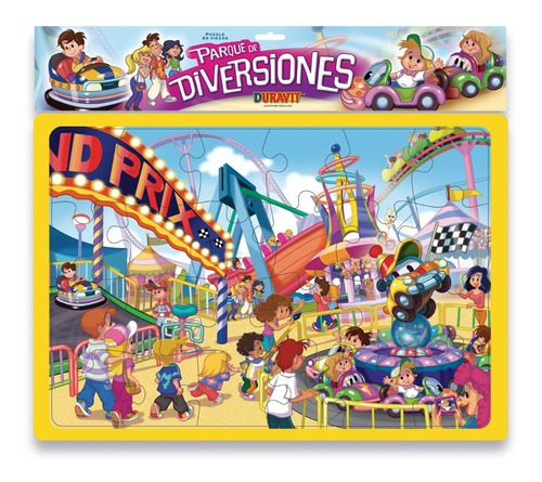 Puzzle X 24 Piezas Grandes Parque Diversiones Duravit Art 51