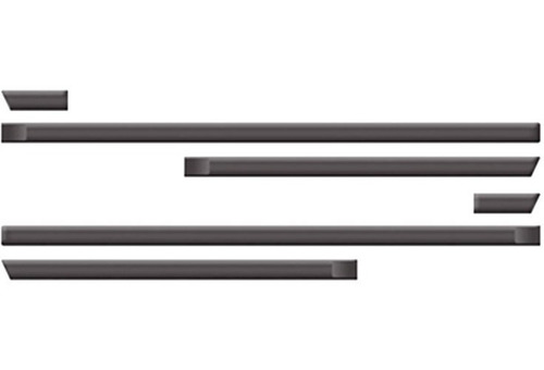 Kit Friso Lateral Santana 99 2000 2001 2002 2003 2004 2005 Preto