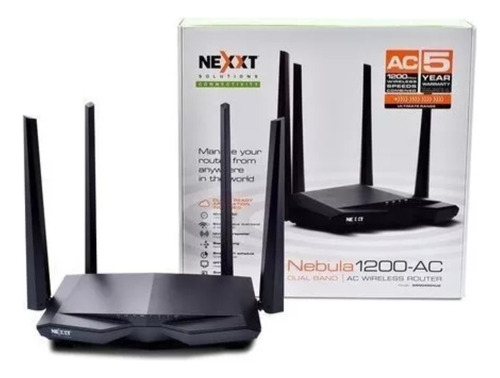 Router Ac1200 Doble Banda. Marca Nexxt