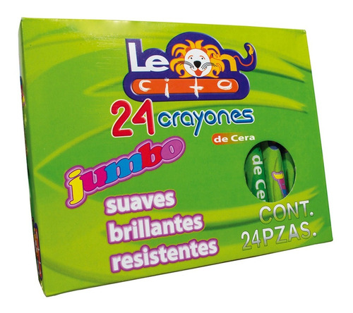 Crayones Jumbo Mayoreo 20 Cajas Con 24 Piezas C/u No Toxico
