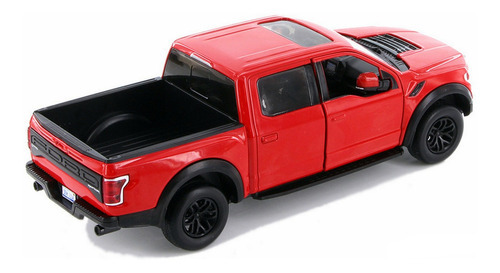 Motor Ford F-150 Raptor 1/24 Max Timeless Legends 2017, cor vermelha
