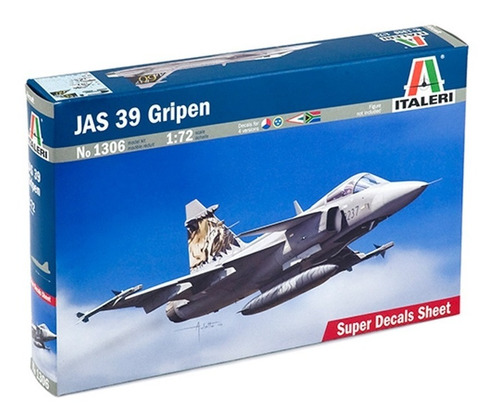 Modelismo Avion Saab Jas 39 Gripen Uniplaza 1/72 Italeri