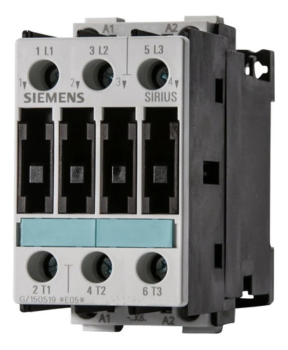 Contactor Siemens Sirius 3rt1024 12 A S0 220vca