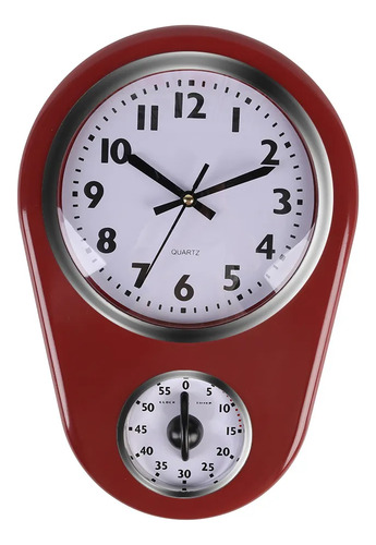 Reloj Decorativo Blanco De 9 Pulgadas Para Pared