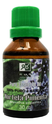 Óleo Essencial De Hortelã Pimenta 30ml - 100% Puro - Rhr