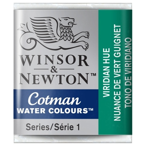 Acuarela Winsor & Newton Cotman ½pan Verde Veridiano