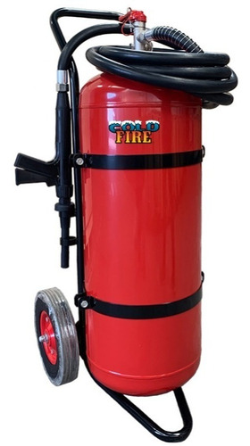 Imagen 3 de 4 de Extintor Profesional Cold Fire 50 Litros Color Rojo