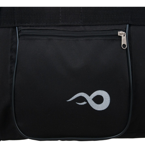 Bolso Tactico Viajero Urbano Unisex Correa Ajustable Amplio Color Negro Liso