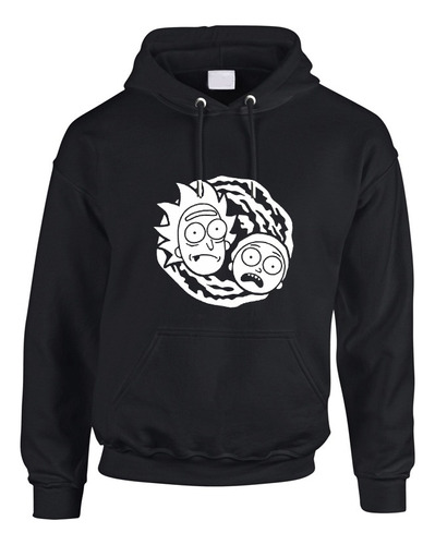 Buzo Hoodie Capota Buso Saco Unisex Rick And Morty