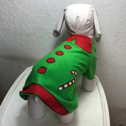Disfraz Duende Elfo Navidad Mascota Perros Talla 1 18-24cm