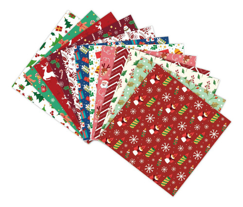 3 X 12 Piezas De Papel De Regalo Navideño, Suministros