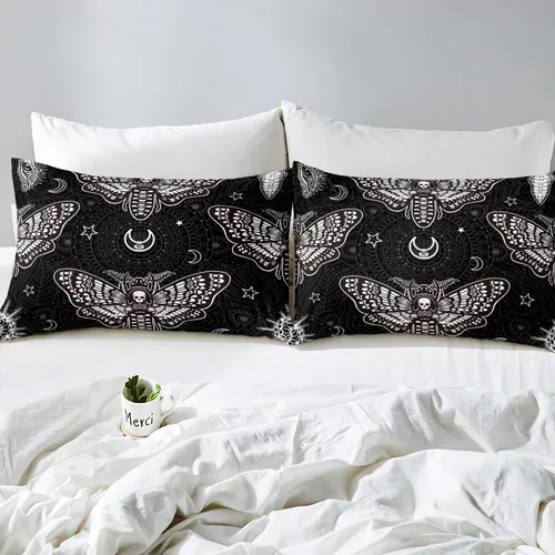 Erosebridal Juego De Ropa De Cama Gótica Tamaño Matrimoni.