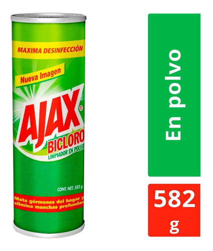 Limpiador Multiusos En Polvo Ajax Bicloro 582g