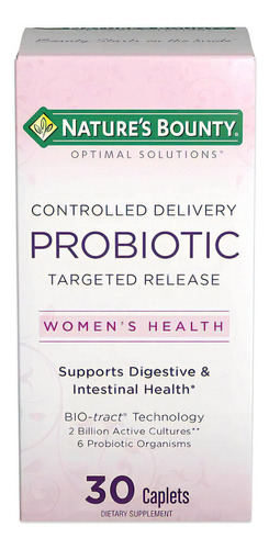 Nature's Bounty Salud Digestiva, Intestinal Probioticos Sabor N/a