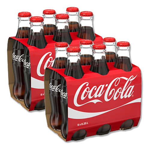 Refrigerante Coca Cola  Vidro 250ml (24 Unidades)