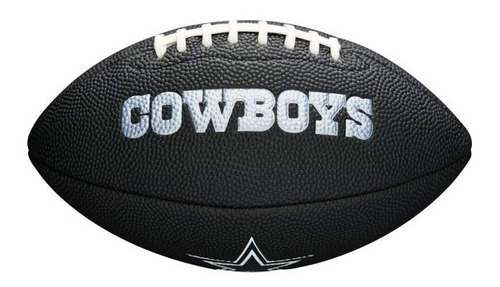 Balon De Futbol Americano Wilson Mini Logos Cowboys Black