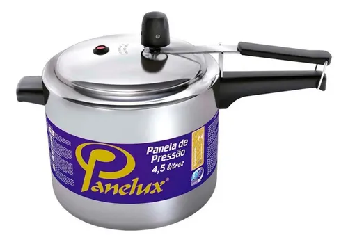Panela De Pressão Alumínio Polido - 4,5 L Panelux