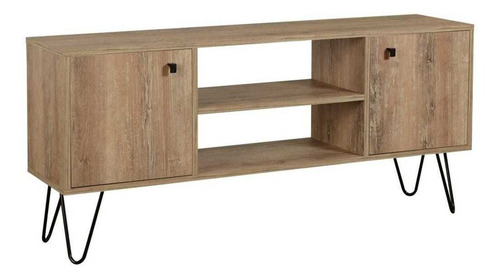 Imagen 1 de 6 de Rack Tv Dielfe Industrial Nórdico Mdf/hierro