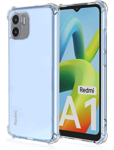 Funda Tpu Transp Antig Con Protec Len Para Xiaomi Redmi A1