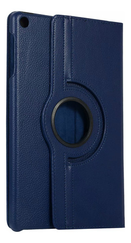 Capa Protetora Giratória De 360 Graus Para Tablet Samsung Cor Azul-escuro