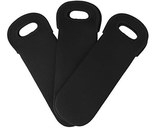 3pcs Funda Protectora Botella Vino Mangas De Viaje Aisladas