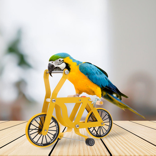 Divertido Juguete Para Bicicleta Con Forma De Loro, Juguete