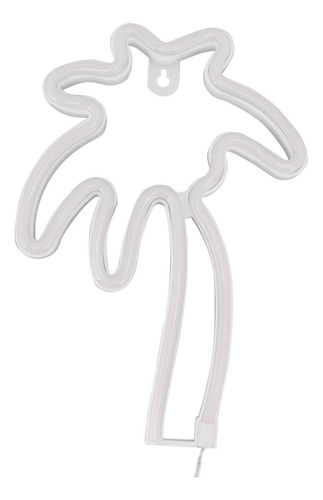 Usb Decorativo De Pared Oumefar Con Diseño De Cocotero De Ne
