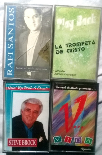 Música Cristiana - Lote De Cassettes Por 4