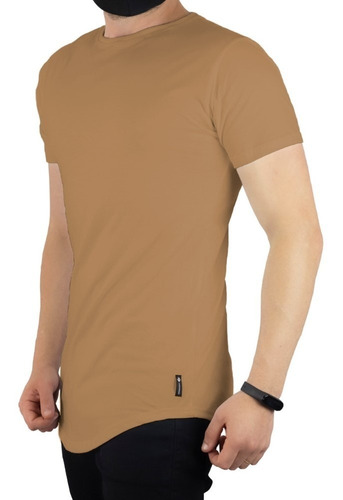 Camiseta Masculina Longline Over C35 Caimento Perfeito