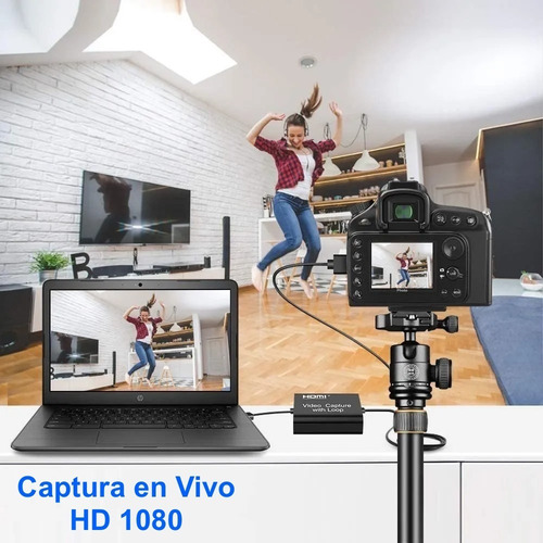 Tarjeta Hdmi Captura Videos En Vivo Usb 3.0 Capture Loop
