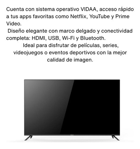 Smart Tv Noblex Db58x7550 Android Tv 4k Hd 58 Pulgadas Hdmi